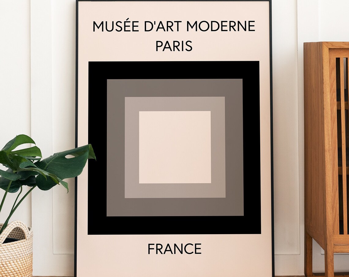 Abstract Geometric Print - Mid Century Modern