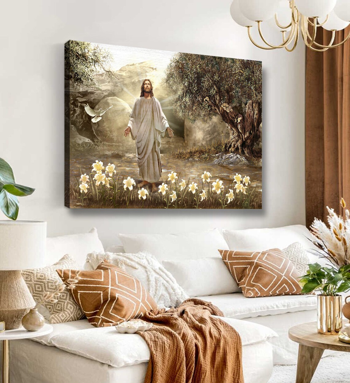 Jesus Christian Religious Art Print, Memorial Decor - Image 4