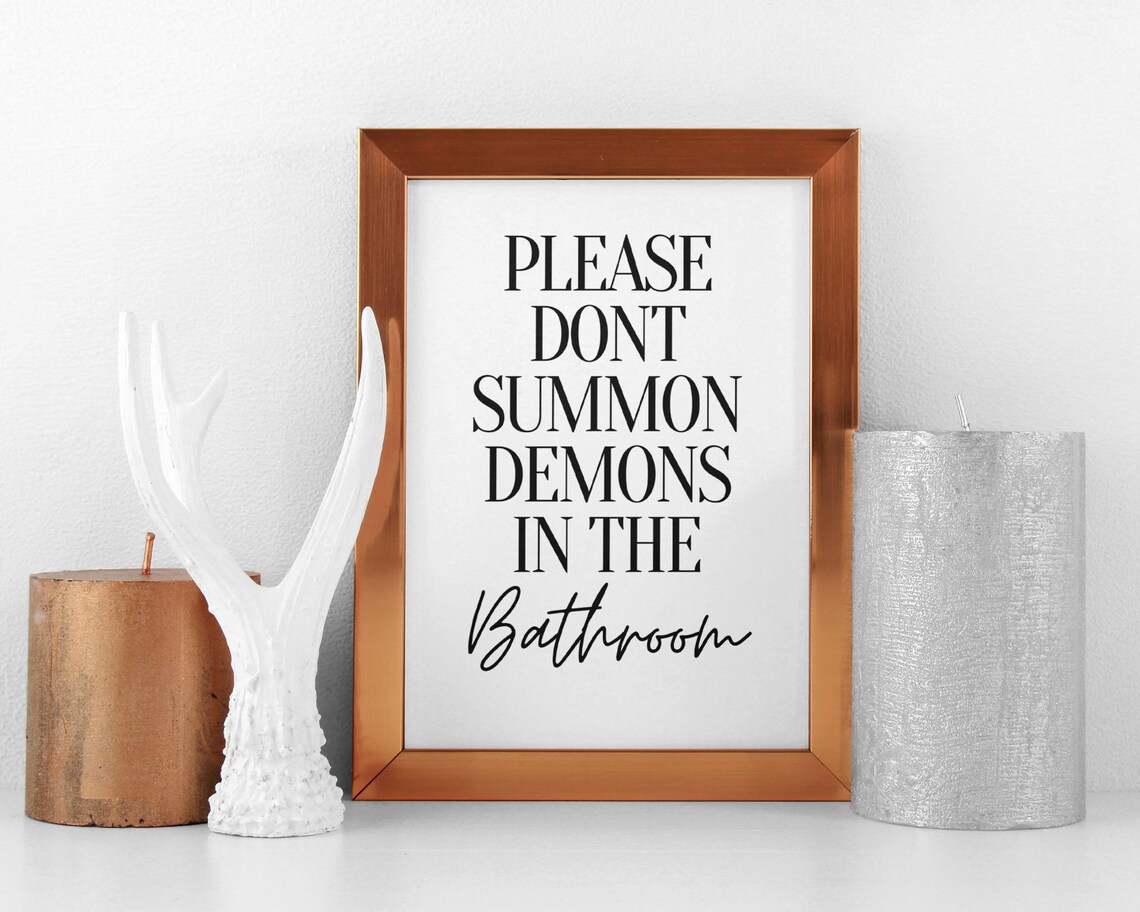 Halloween Prints, Don't Summon Demons - Image 3