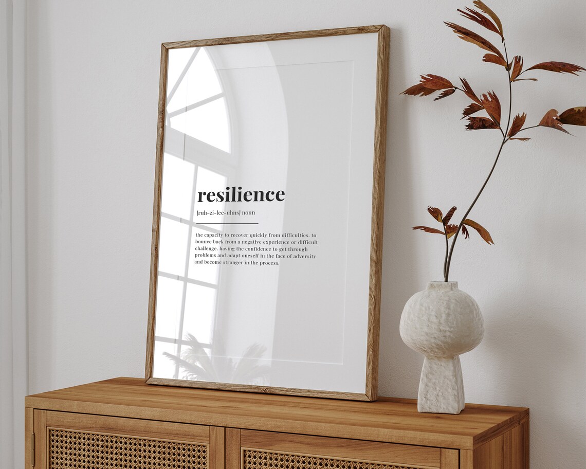 Resilience Definition Quote Print - Image 2