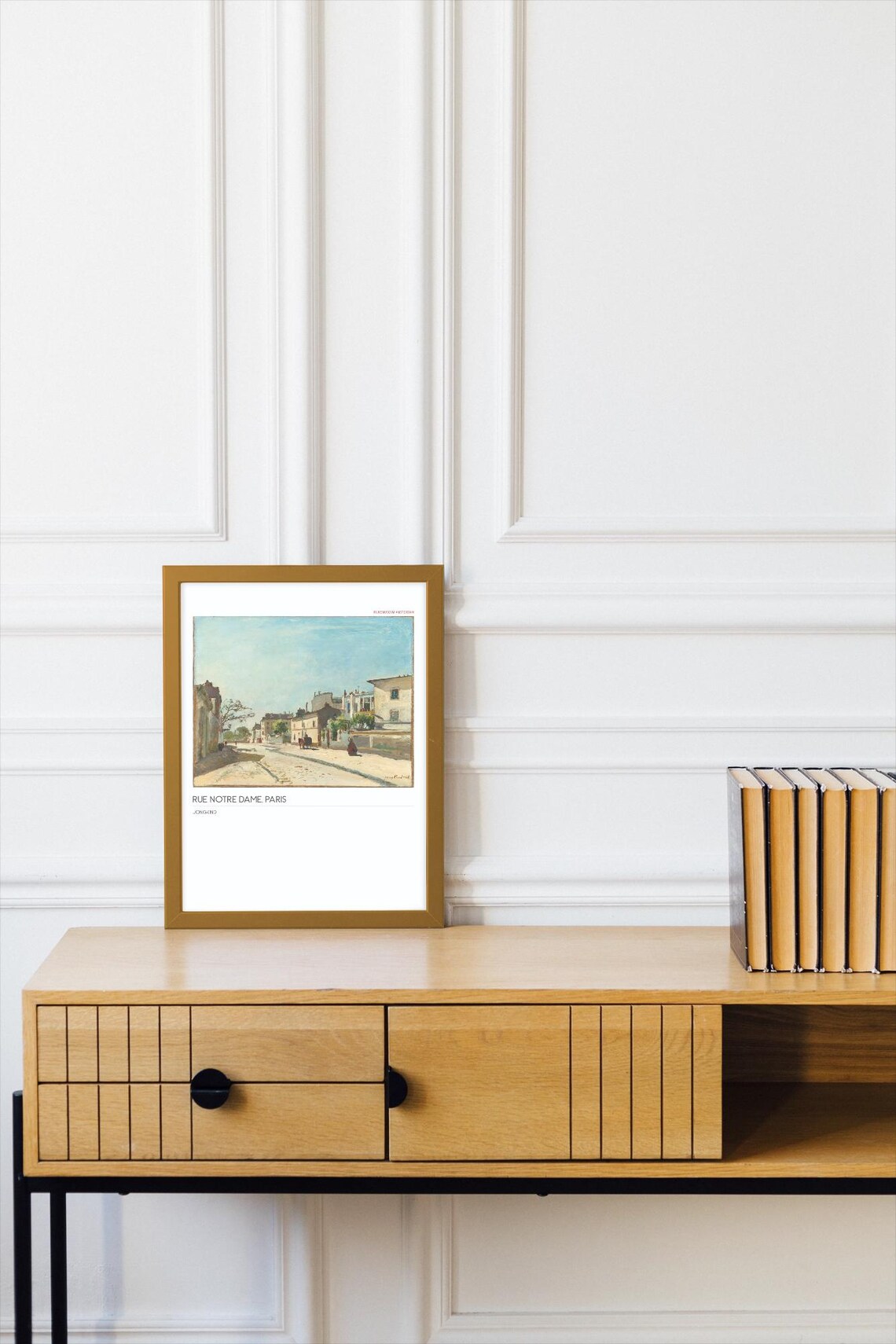 Paris Impressionist Art Poster, Rue Notre Dame - Image 2