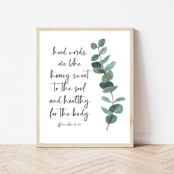Rustic Bible Verse Sign Farmhouse Christian Wall Art Proverbs 1624 Catholic Religious Prints Teacher Gifts