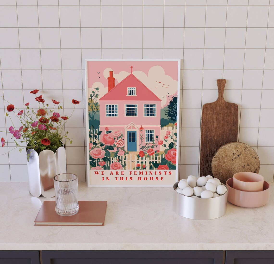 We Are Feminists In This House Poster, Girl Power - Image 2
