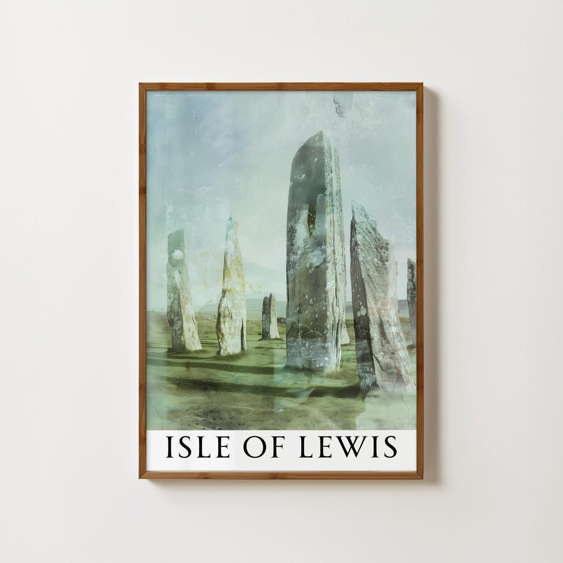 Isle of Lewis Standing Stones Misty Callanish Photo Art Poster