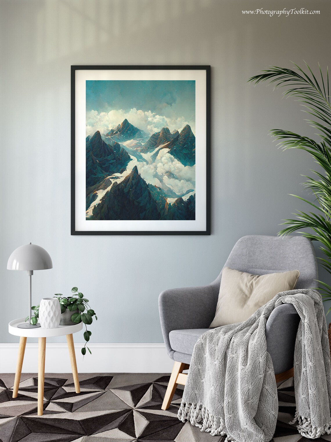 Rocky Mountain Print, Canadian Rockies Wall Art - Image 6