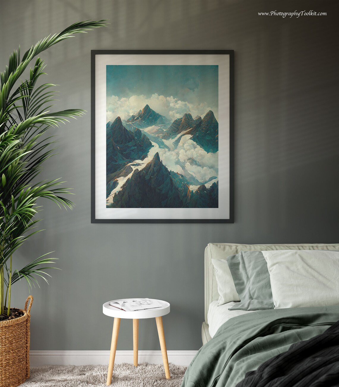 Rocky Mountain Print, Canadian Rockies Wall Art - Image 3