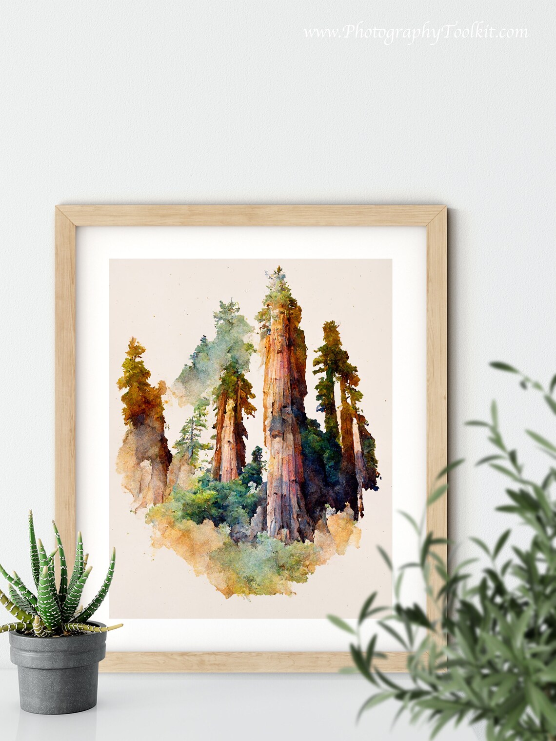 Sequoia National Park Travel Poster, Mountain Landscape - Image 5