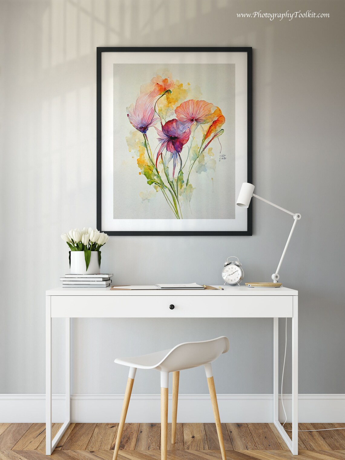 Wildflowers Botanical Wall Art Print for Home Decor - Image 2