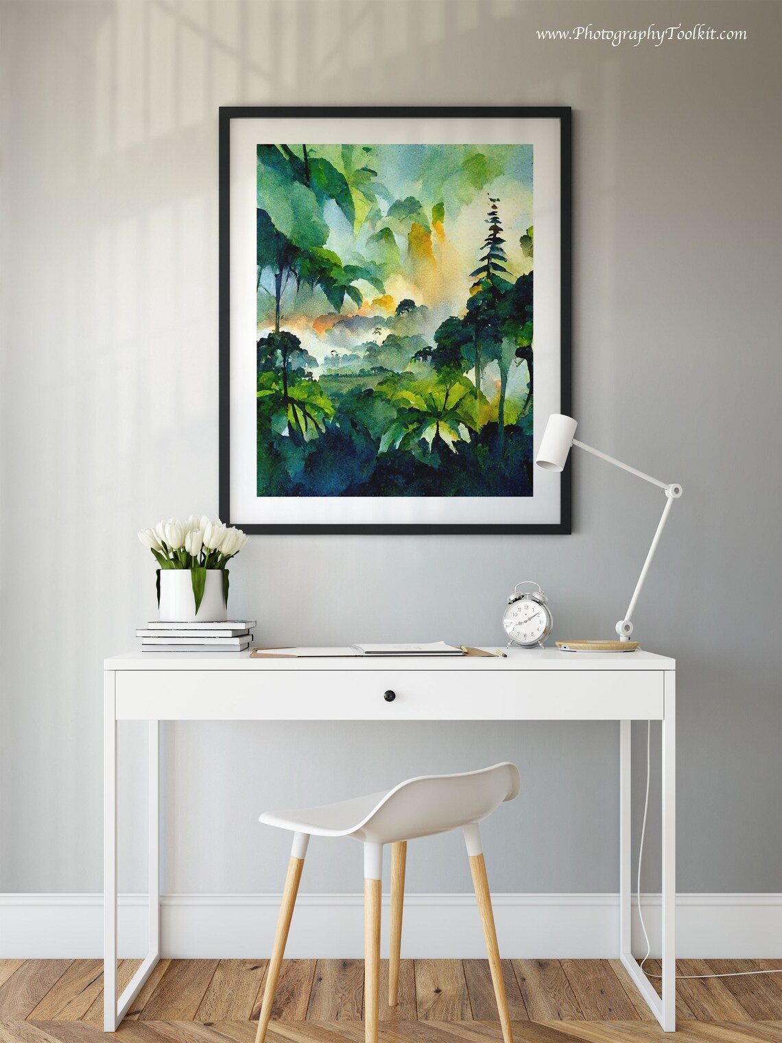Rainforest Trees Art Print, Forest Landscape - Image 2