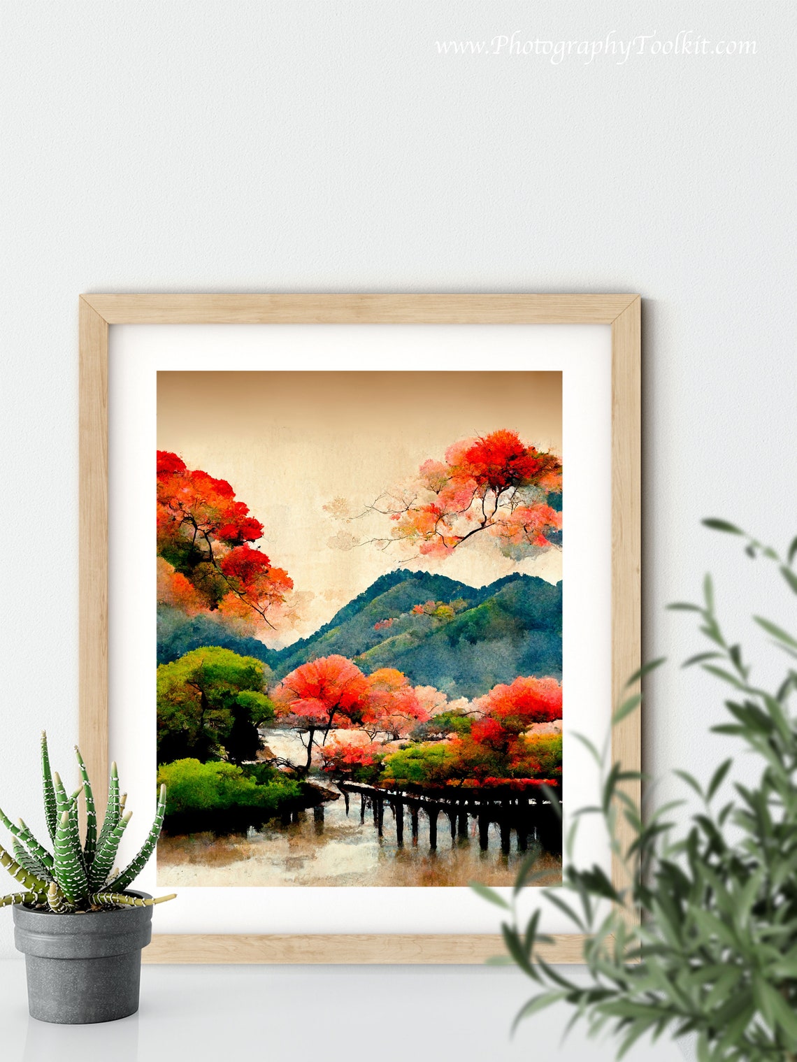 Arashiyama Print Kyoto Wall Art Kyoto Japan Print Kyoto Travel Poster Japanese Art Print Japanese Wall Art Japan Wall Art Japan Print - Image 5