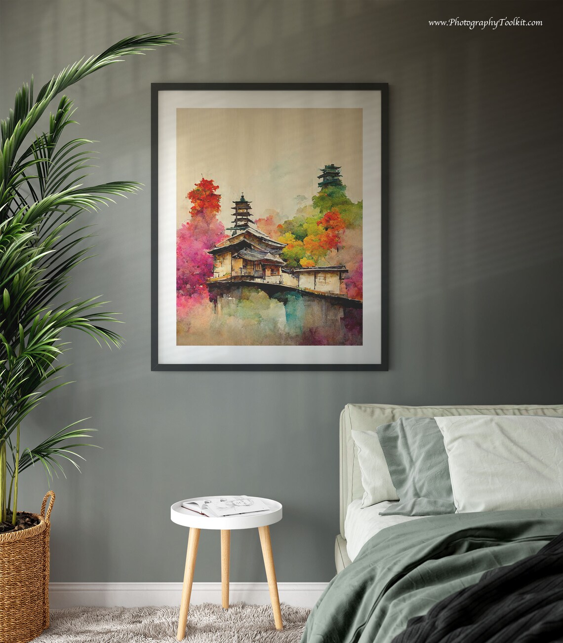 Kyoto Japan Vintage Travel Poster, Japanese Art Print - Image 3