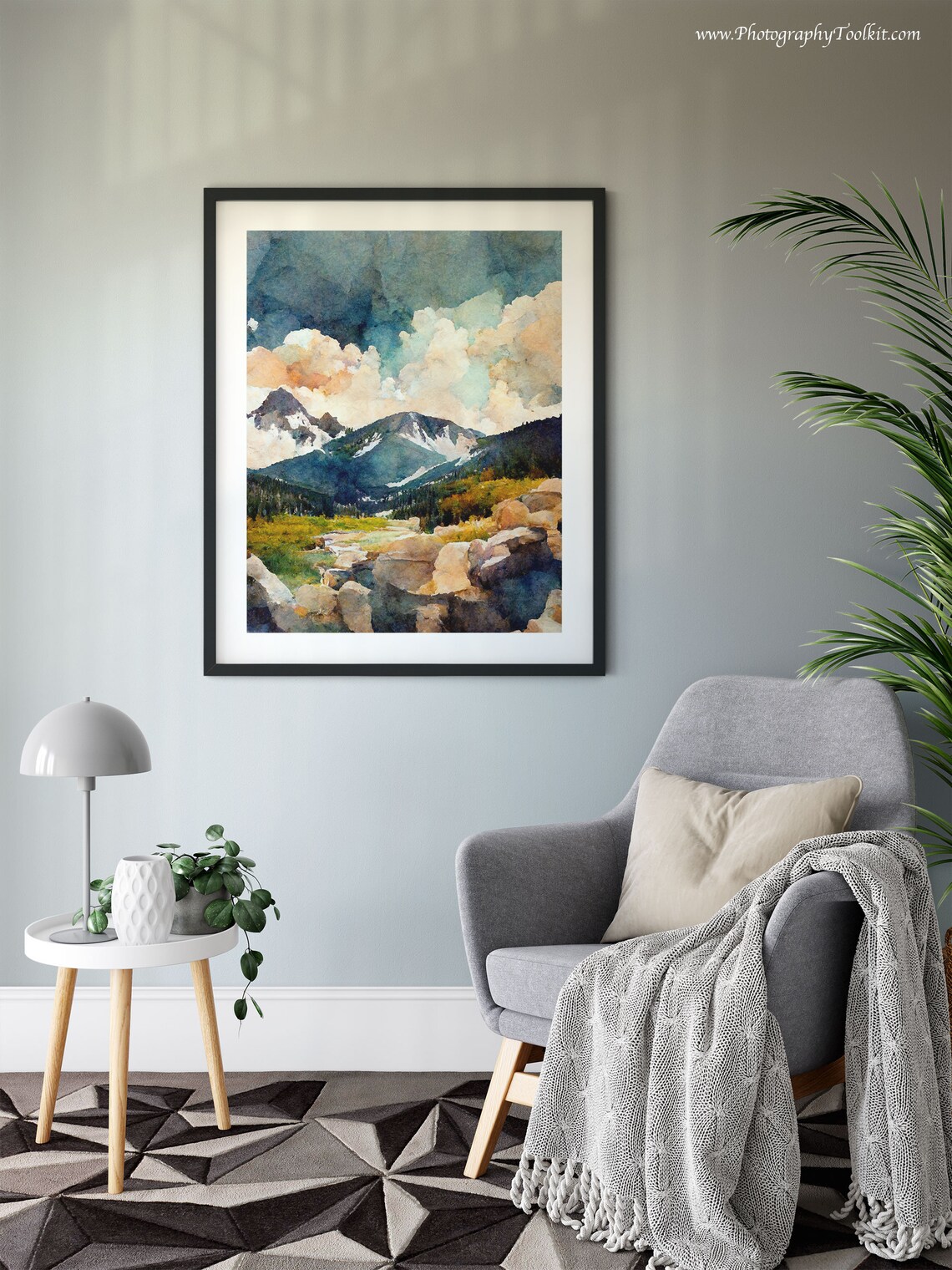 Rocky Mountain Art Print, Canadian Rockies Poster - Image 6