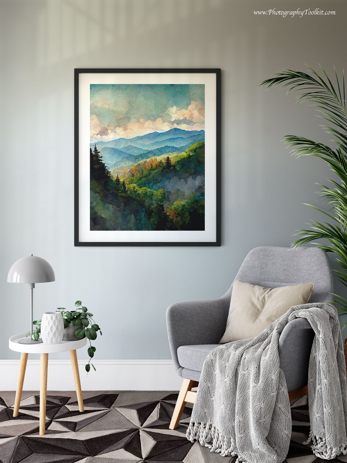Great Smoky Mountains Art Print, Landscape Poster - Image 6