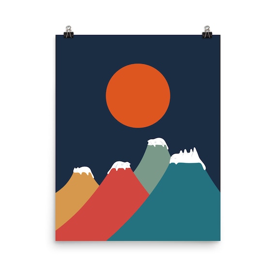 Cat Landscape 10 Art Print
