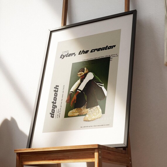 Tyler The Creator Dogtooth Song Lyric Vintage Photo Music Art Poster