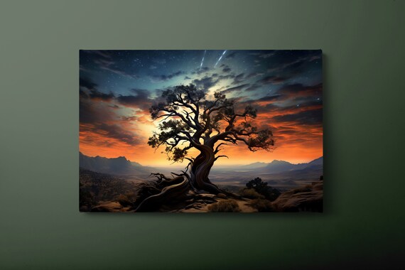 Tree Of Life Wall Art Life Of Tree Print Modern Inspiring Life Of Tree Painting Ready To Hang