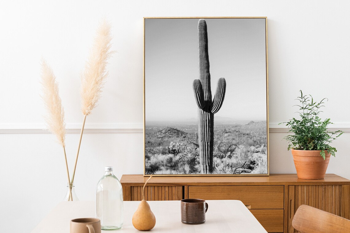 Saguaro National Park Arizona Travel Poster, Cactus - Image 3