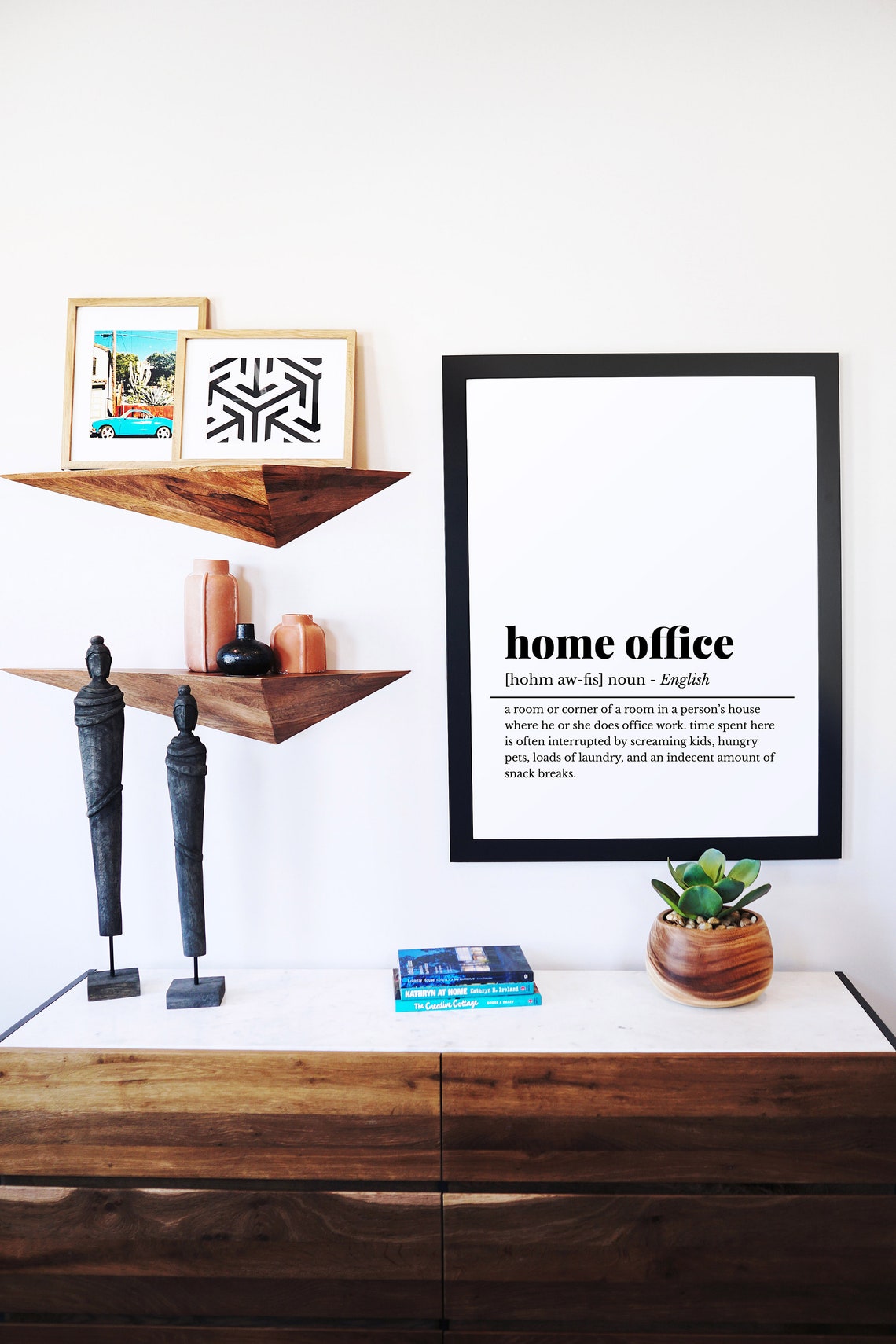 Home Office Funny Definition Poster Remote Work Humor Wall Decor - Image 2