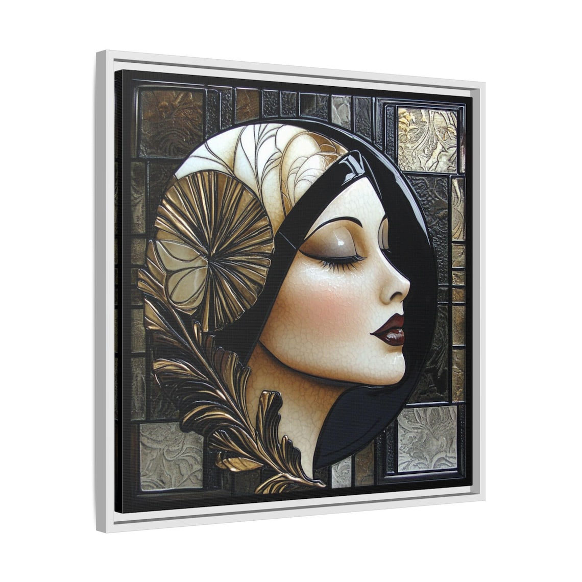 Art Deco Modern Home Decor, Elegant Gallery Piece - Image 4