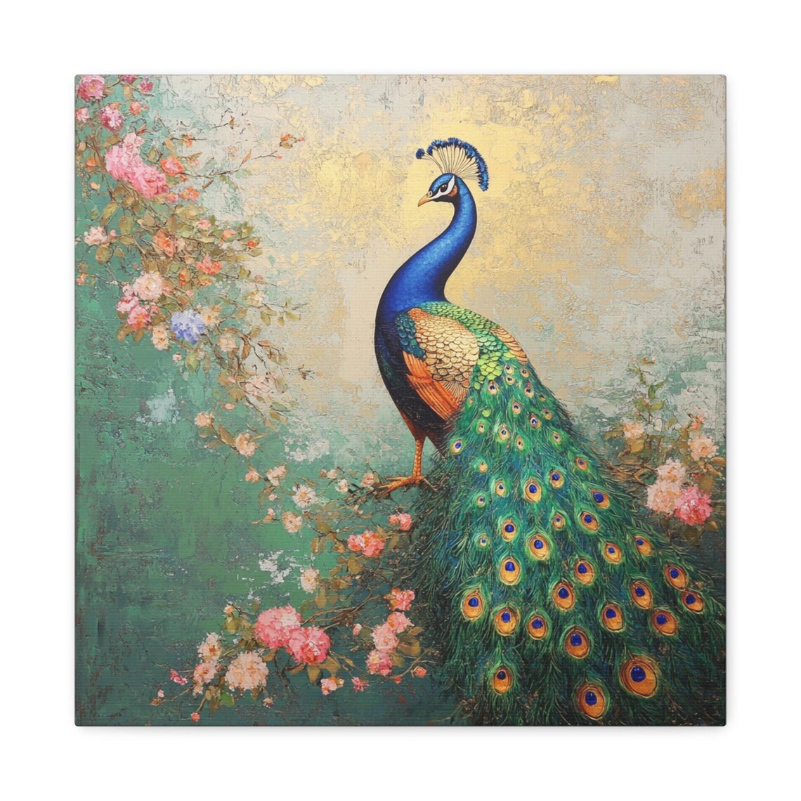 Vintage Peacock, Elegant Nature-Inspired Decor - Image 4