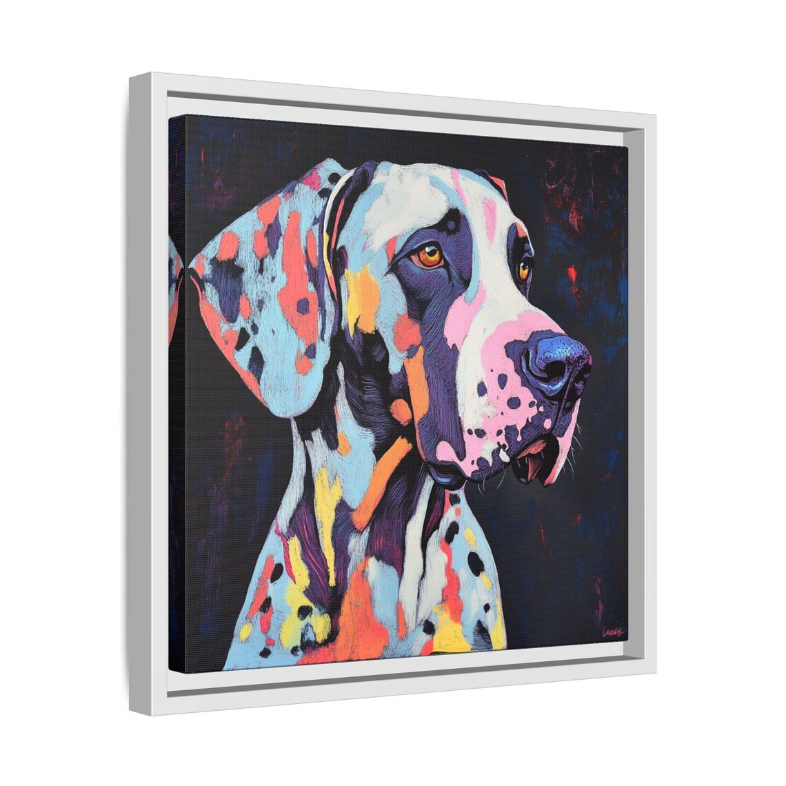 Great Dane Portrait, Modern Dog Lover Decor - Image 4