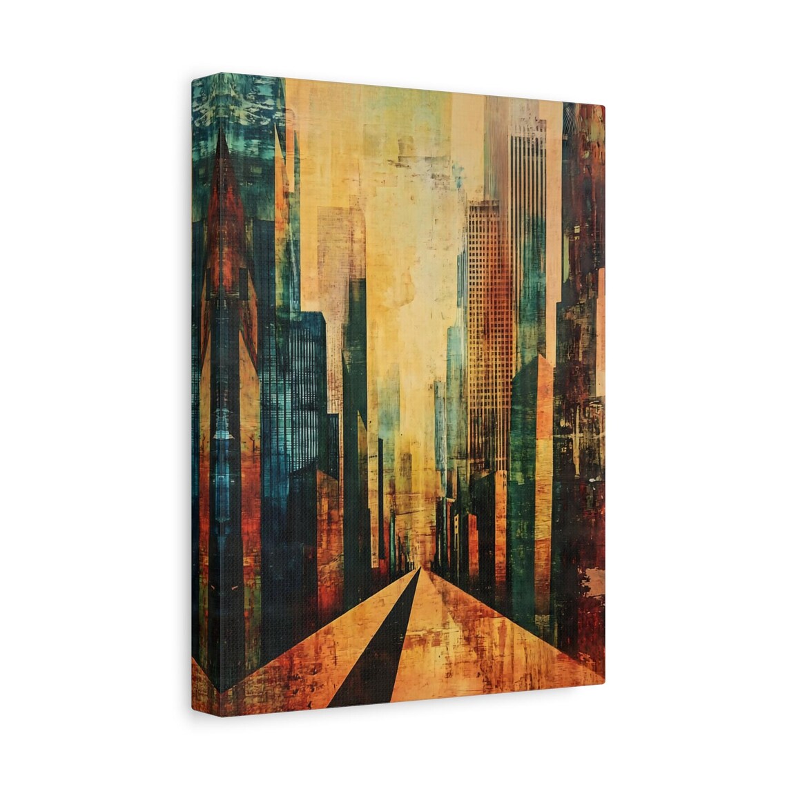 Vintage Chicago Skyline Art, Gift for Art Lover - Image 2