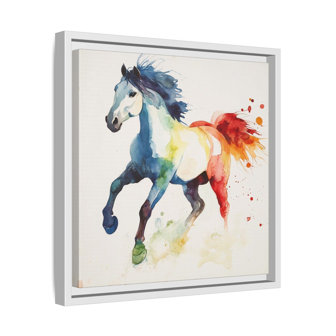 Horse Watercolor Animal Print, Nursery Decor - Image 4
