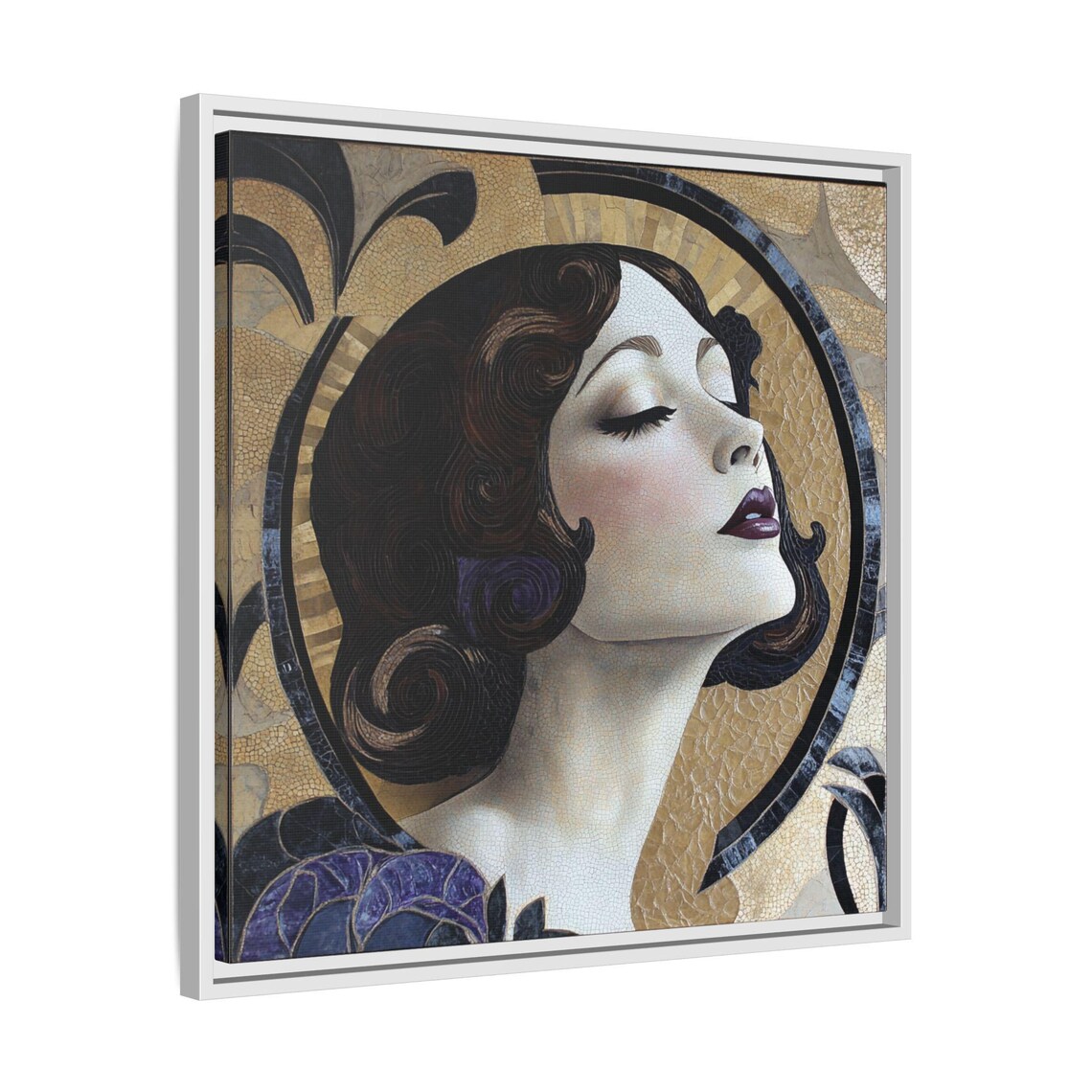 Art Deco Living Room Artwork, Elegant Gallery Piece - Image 4