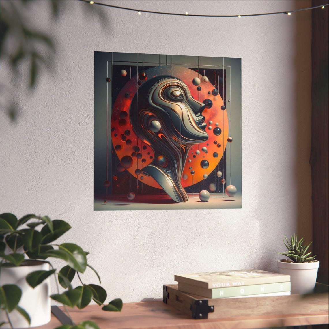 Cosmic Portrait Matte Vertical Posters Futuristic Wall Art Space Themed Decor Celestial Gift Modern Home Art - Image 4