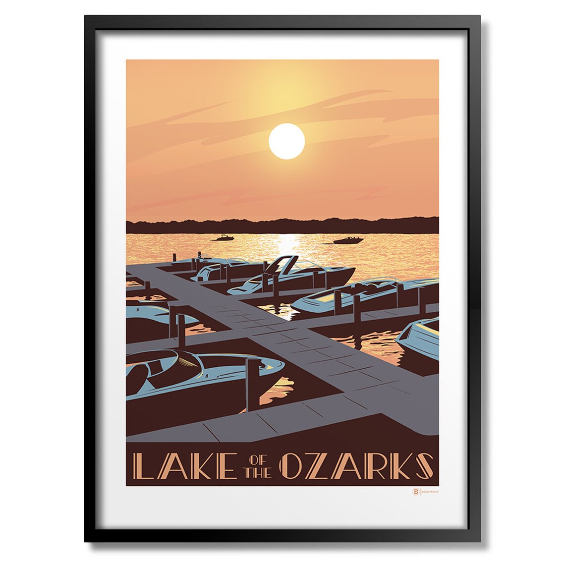 Lake of the Ozarks Sunset Art Print