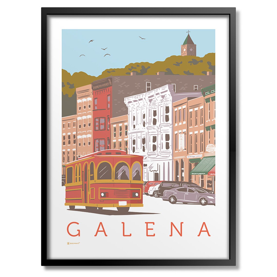 Galena Main Street Art Print