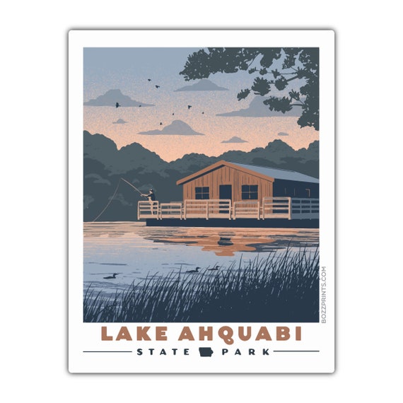 Lake Ahquabi State Park Sticker