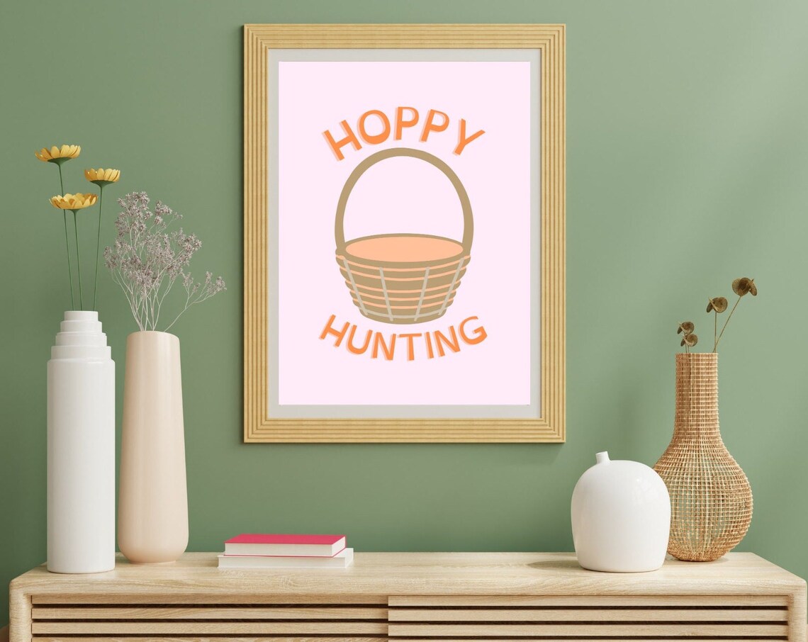 Hoppy Hunting Easter Egg Hunt Wall Art - Image 3