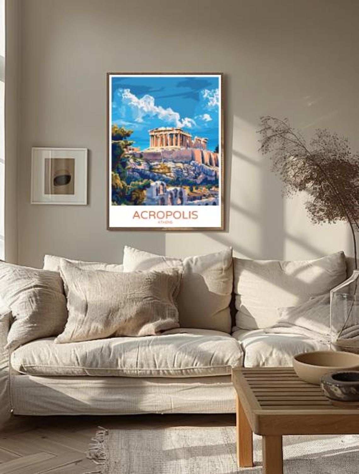 Acropolis Athens Parthenon on the Ancient Rock Hill Travel Poster - Image 3