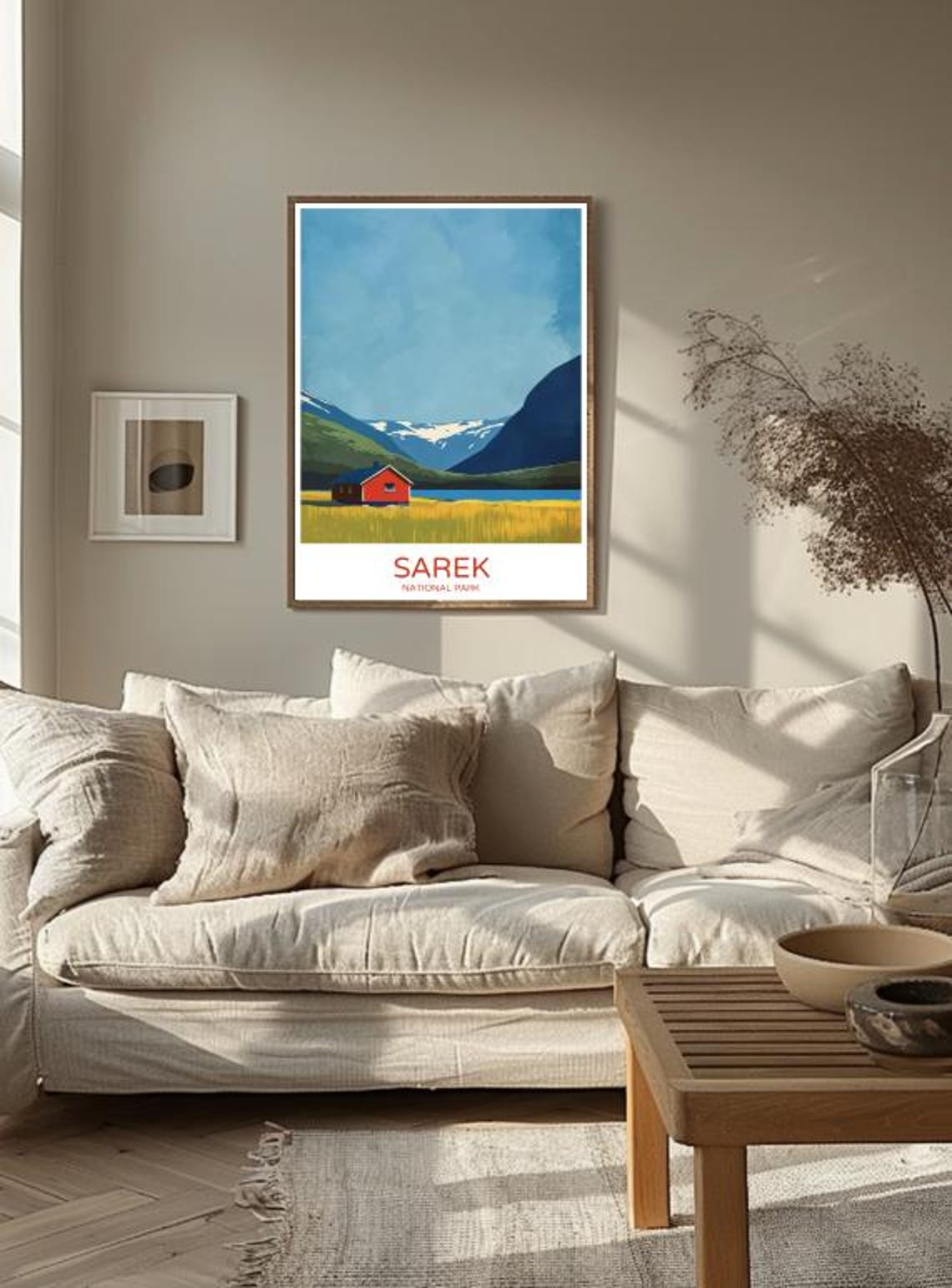 Sarek National Park Travel Postermajestic Scandinavian Landscape Wall Art Sweden Nature Print Hiking Gift Adventure Decor Outdoor Art - Image 3
