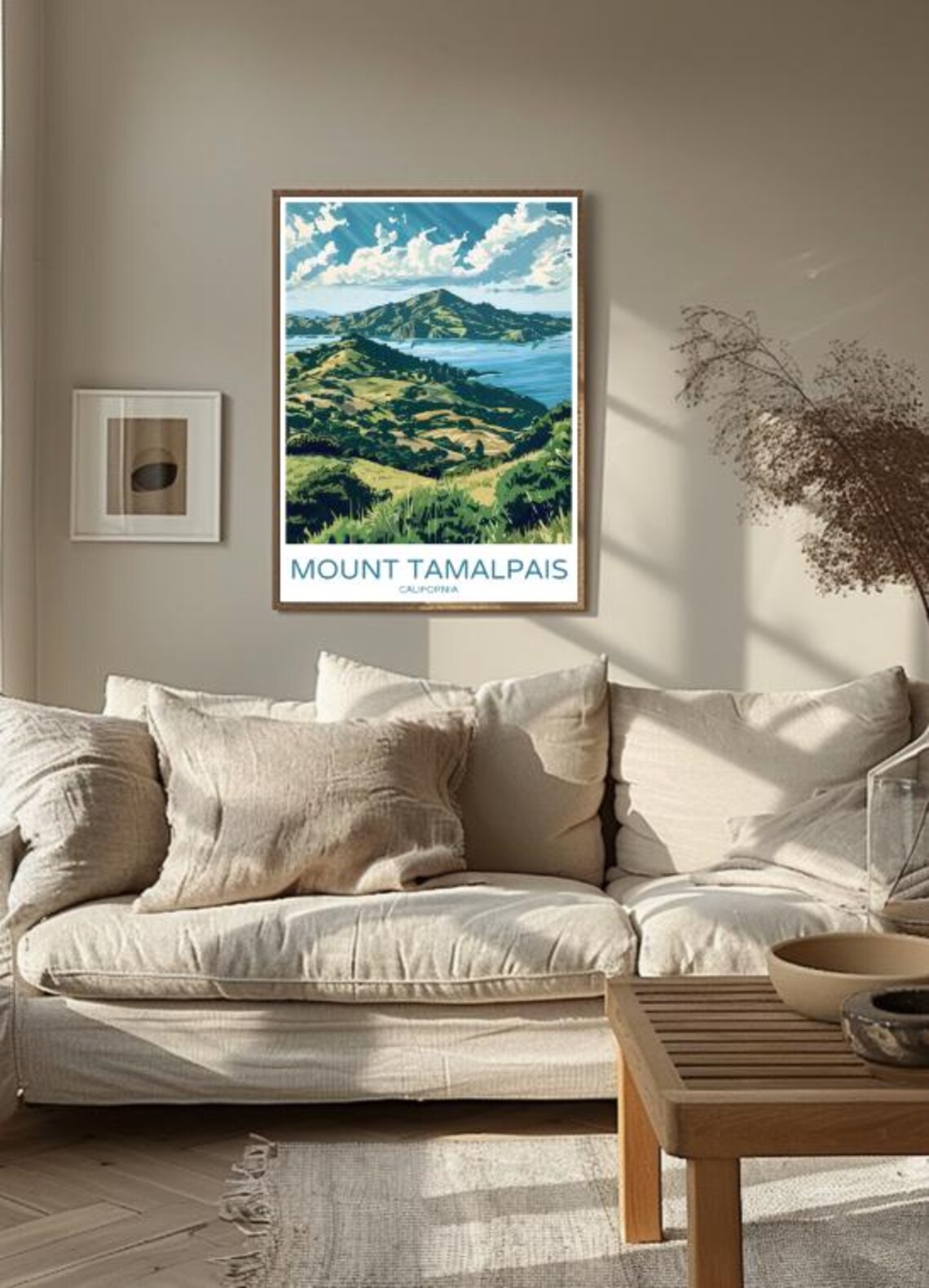 Mount Tamalpais California Travel Poster Scenic Mountain Landscape Wall Art Marin County Nature Print Bay Area Decor Travel Gift Usa - Image 3