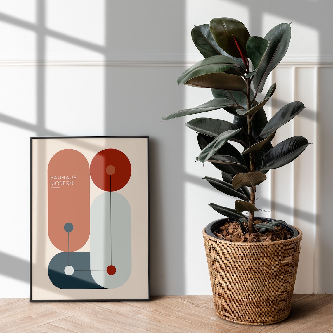 Bauhaus Poster Print, Mid-Century Modern Minimalist - Image 4