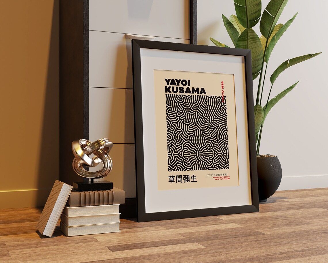 Yayoi Kusama Exhibition Art Print, Japanese Art - Image 4