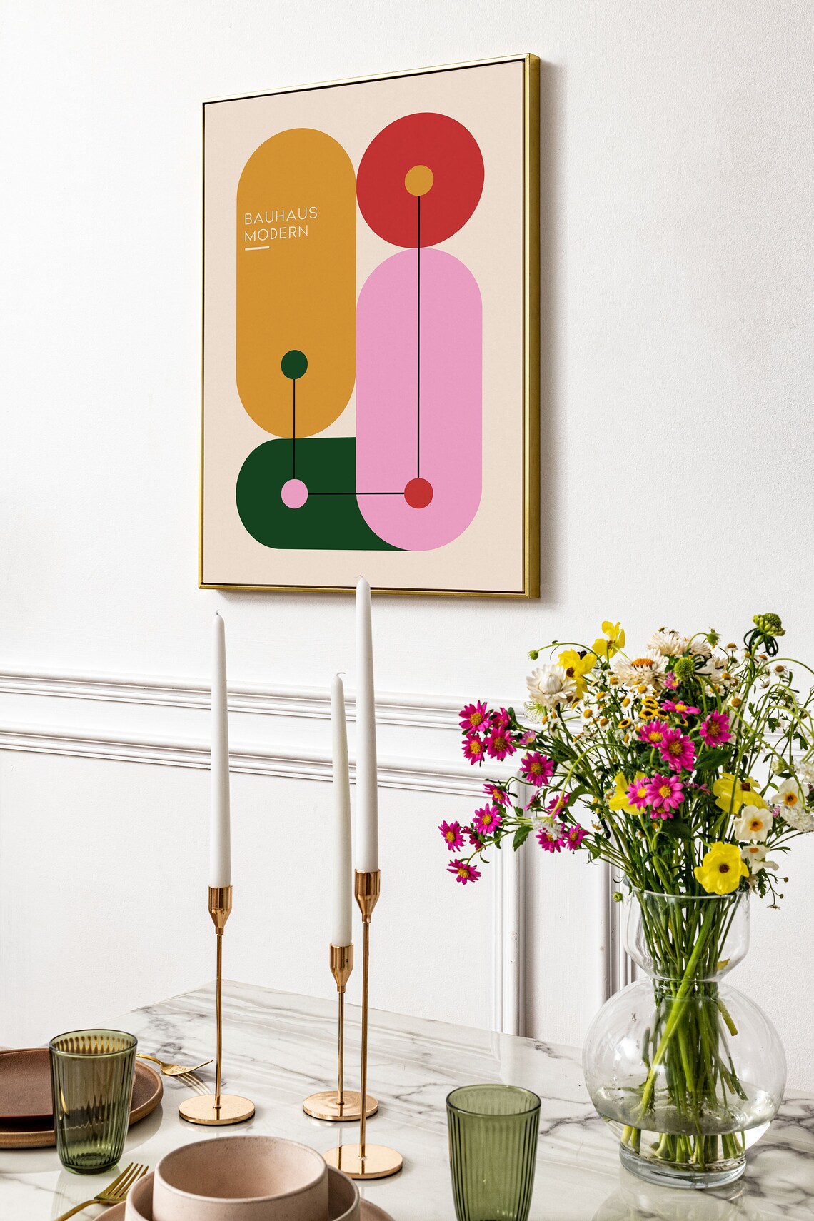 Bauhaus Poster Print, Mid-Century Modern Decor - Image 3