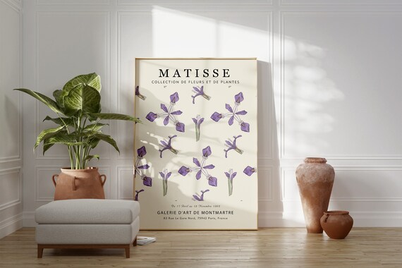Matisse Flower Poster Flower Market Poster Matisse Print Tokyo Flower Printable Poster Matisse Plant Botanical Poster