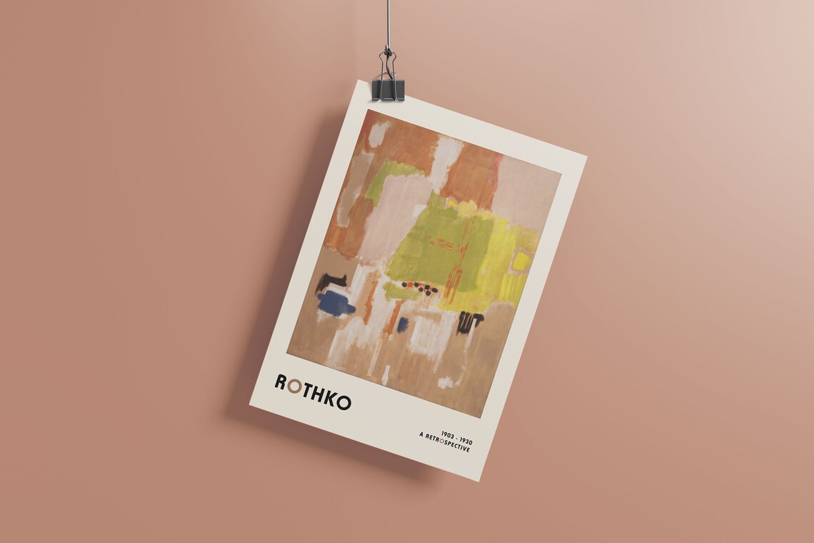 Earthtones Mark Rothko Abstract Art Print - Image 3