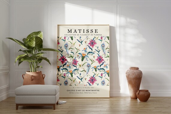 Matisse Flower Poster Flower Market Poster Matisse Print Tokyo Flower Printable Poster Matisse Plant Botanical Poster