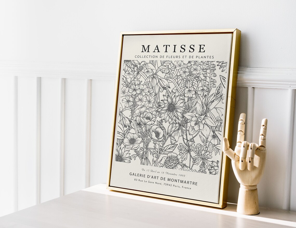 Matisse Flower Market Botanical Poster Print - Image 4