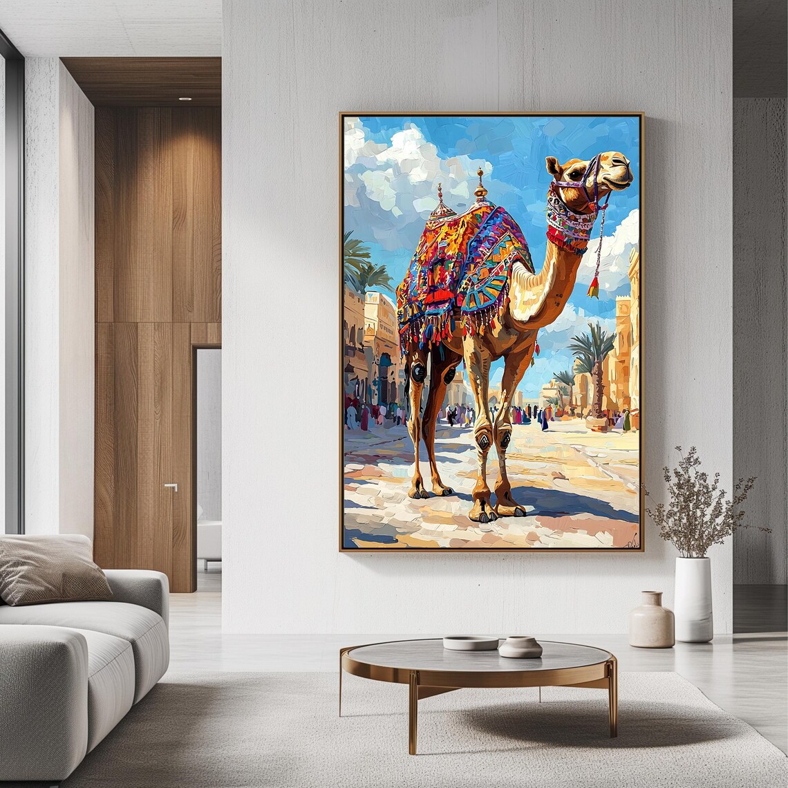 Colorful Camel Art Print, Middle Eastern Decor - Image 3