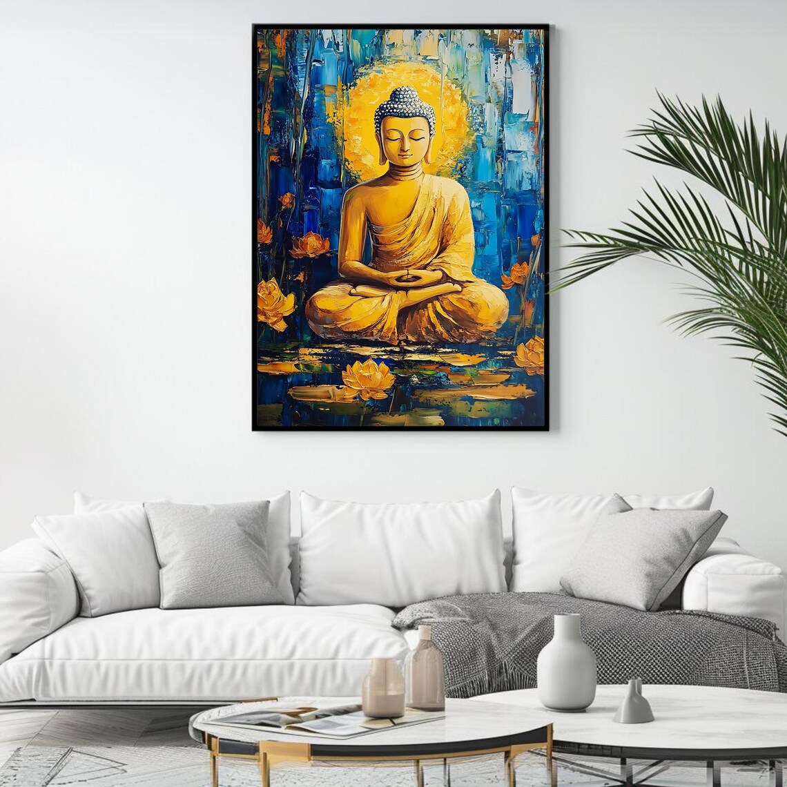 Buddha Art Print, Zen Meditation Decor - Image 4