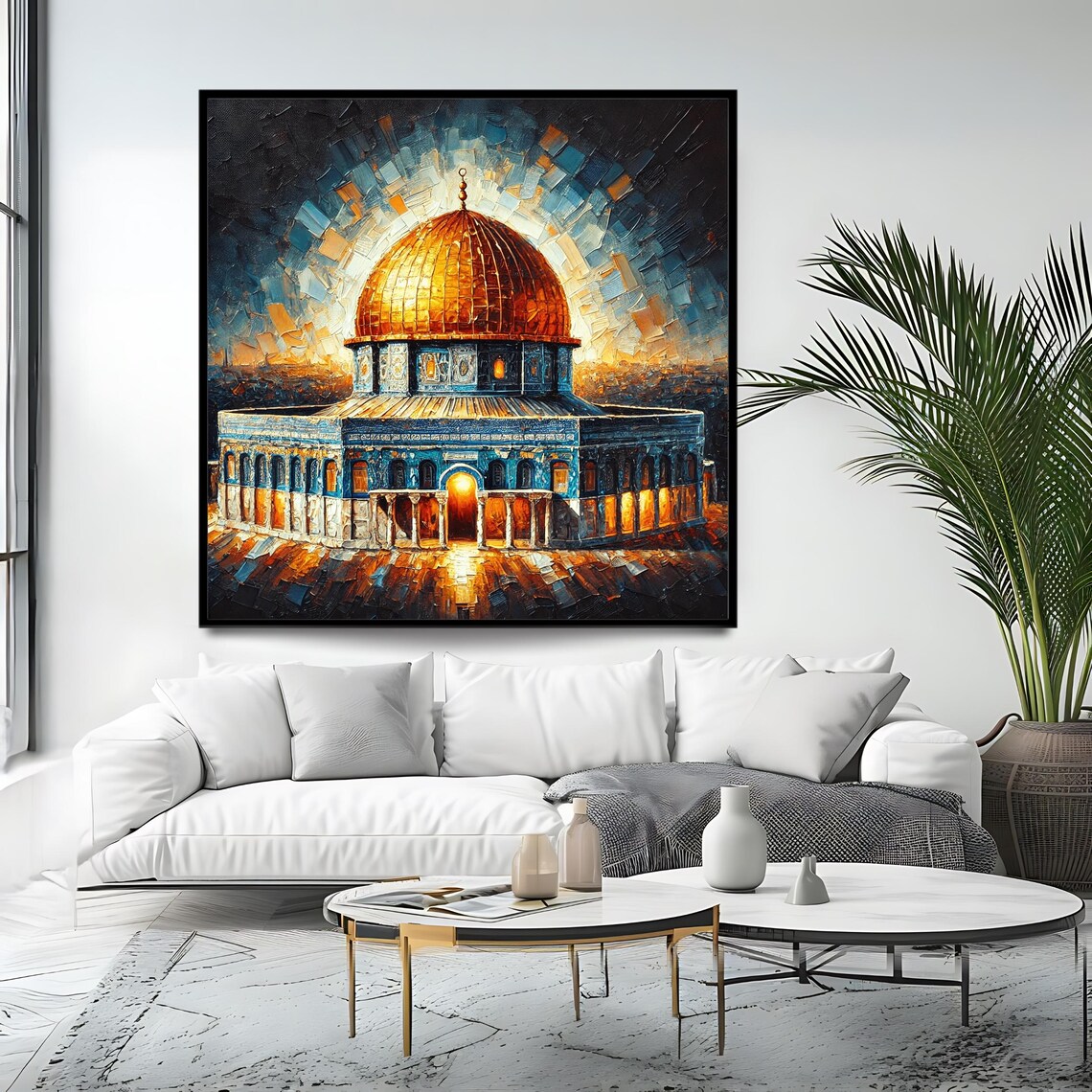 Masjid Al Aqsa Art Print, Islamic Wall Decor - Image 4