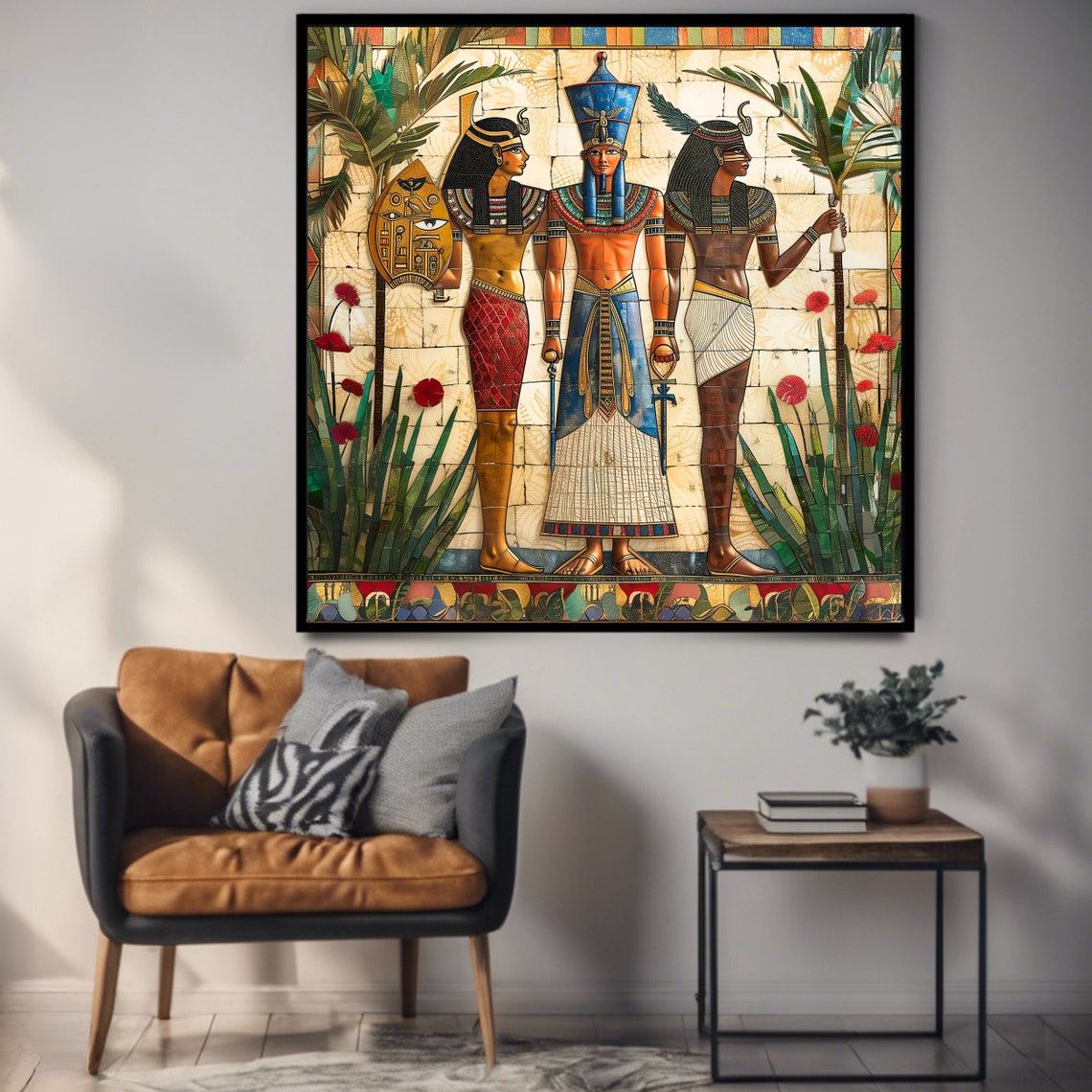 Ancient Pharaoh Egyptian Art Print - Image 3