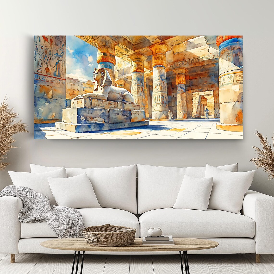 Ancient Egypt Egyptian Temple, Wall Art Print - Image 2