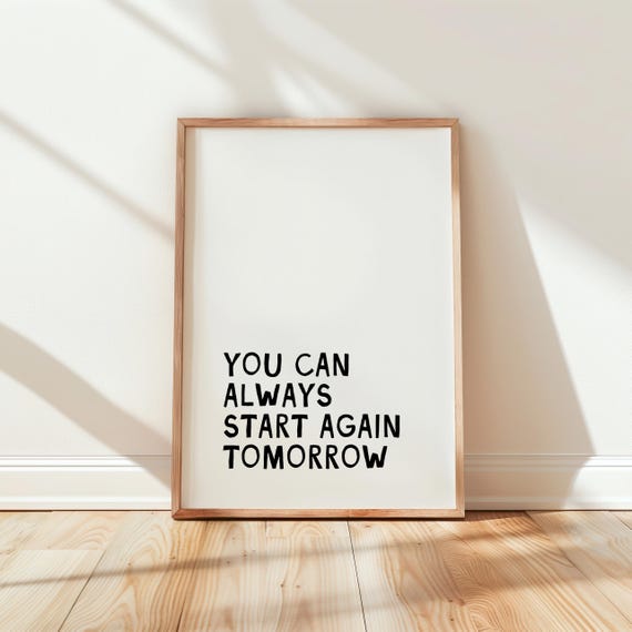 Home Office Wall Print Art Cute Decor Work Poster From