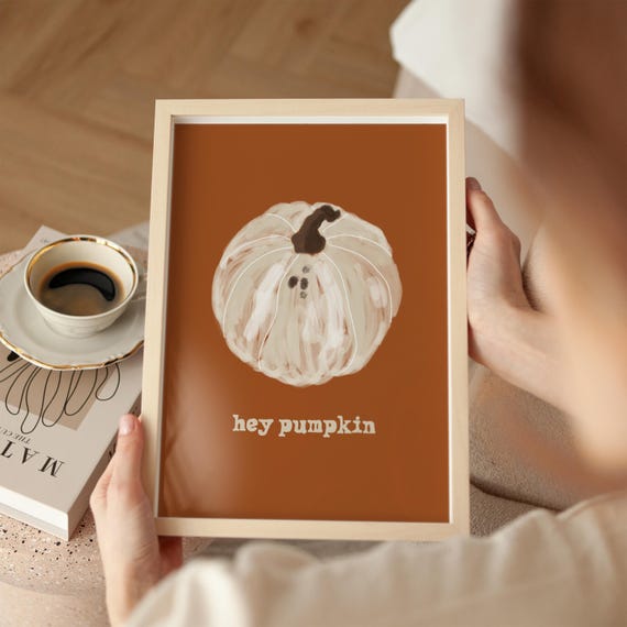 Autumn Wall Print Art Home Decor Fall Seasonal Halloween